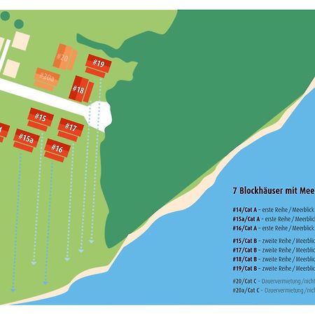 Blockhausferien Rügen - Meerblick Sassnitz Exterior foto